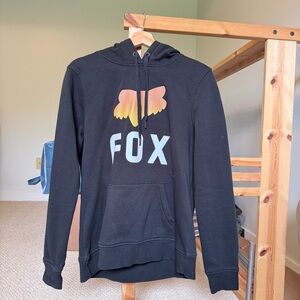 FOX Racing Women’s Enthusiast Pullover Hoodie Fleece Size Large Y2K Sweatshirt